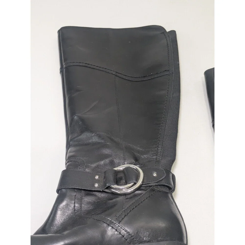 Marc Fisher Women's Knee High Riding Boots,‎ Black, 8 M